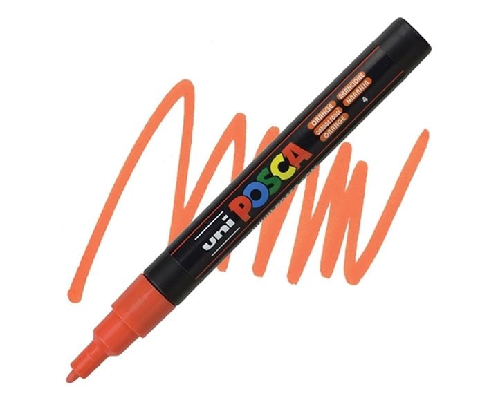 Μαρκαδόρος Uni Posca 3M Πορτοκάλι