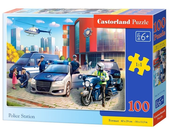 Παζλ Castorland 100 τμχ. Police Station 40x29 B-111176