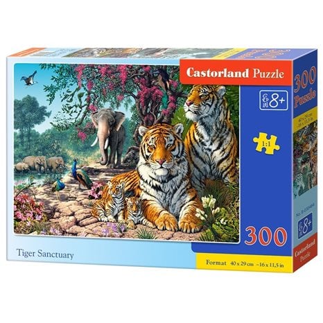 Παζλ Castorland 300τμχ 40x29cm Tiger Sanctuary B-030484