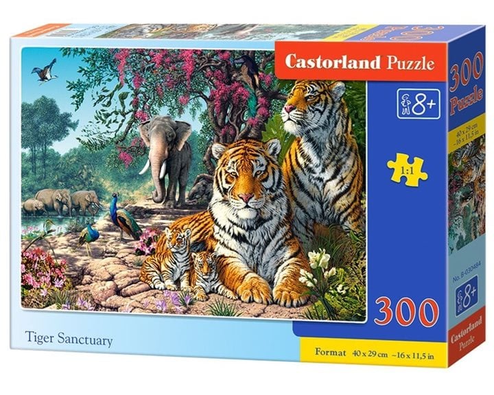 Παζλ Castorland 300τμχ 40x29cm Tiger Sanctuary B-030484