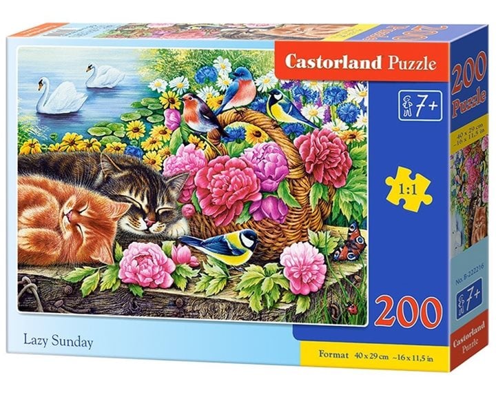Παζλ Castorland 200τμχ. Lazy Sunday 40x29cm B-222216