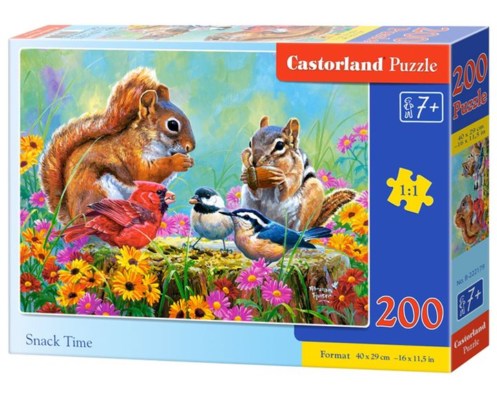Παζλ Castorland 200μχ 40x29cm Snack Time B-222179