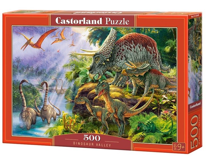 Πάζλ Castorland 500τεμ Dinosaur Valley B-53643