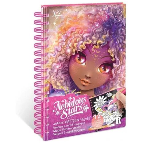 Nebulous Stars Small Creative Book - Magic Pattern Velvet Sketchbook 16122