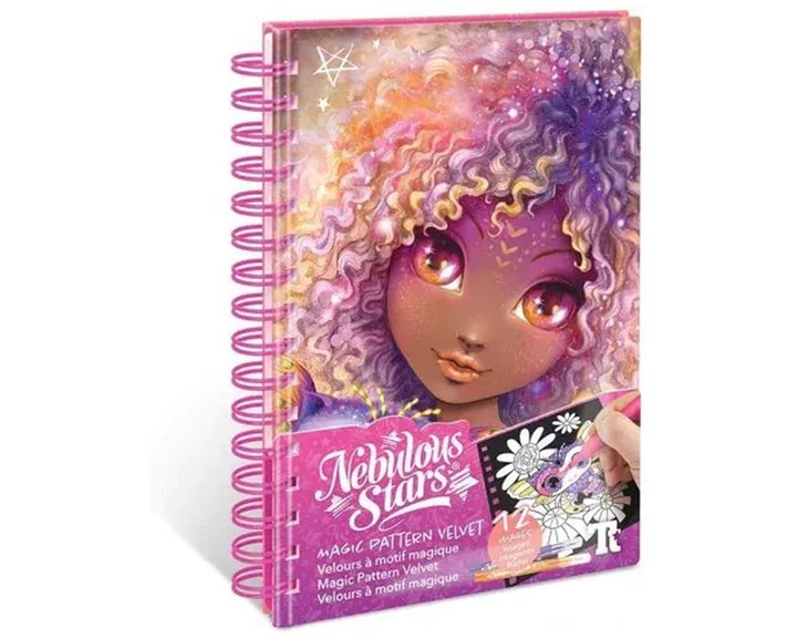 Nebulous Stars Small Creative Book - Magic Pattern Velvet Sketchbook 16122