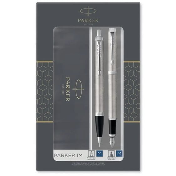 Parker I.M. Essential Silver  CT SET (FP-BP) 1159.9022.08