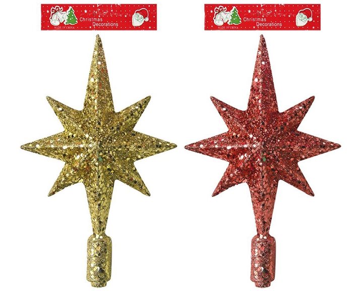 Κορυφή Πεφταστέρι Glitter 25cm Xmasfest 11347