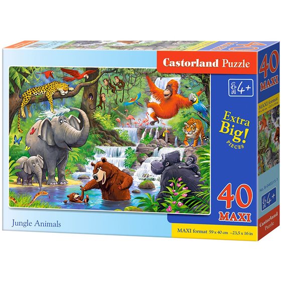 Παζλ Castorland 40 Maxi Jungle Animals 59x40cm B-040315-1