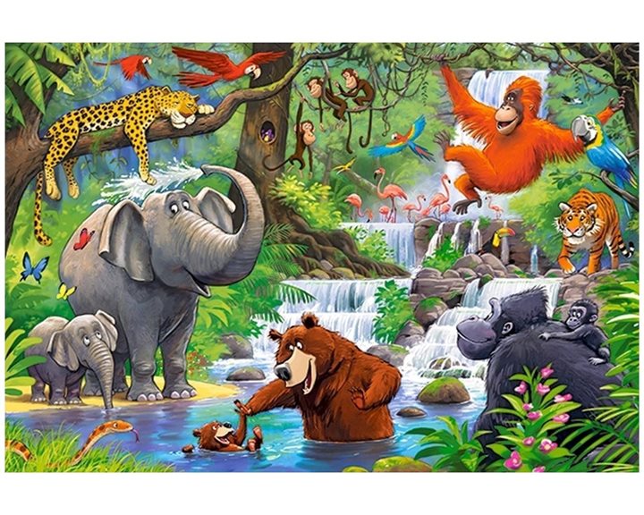 Παζλ Castorland 40 Maxi Jungle Animals 59x40cm B-040315-1