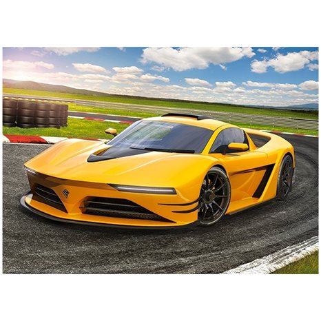 Παζλ Castorland 120 τμχ. Yellow Sportscar 32x23cm B-13500-1