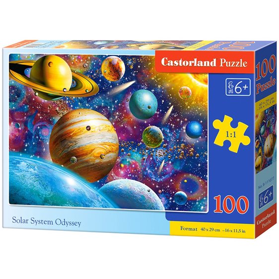 Παζλ Castorland 100 τμχ. Solar System Odyssey 40x29cm B-111077