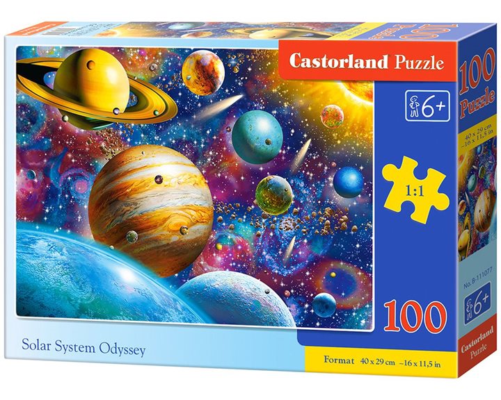 Παζλ Castorland 100 τμχ. Solar System Odyssey 40x29cm B-111077