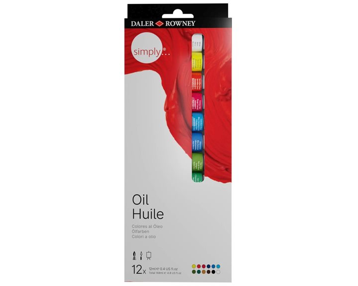 Σετ Χρώματα Λαδιού 12ml Daler Rowney 12τμχ 118500100 118500100