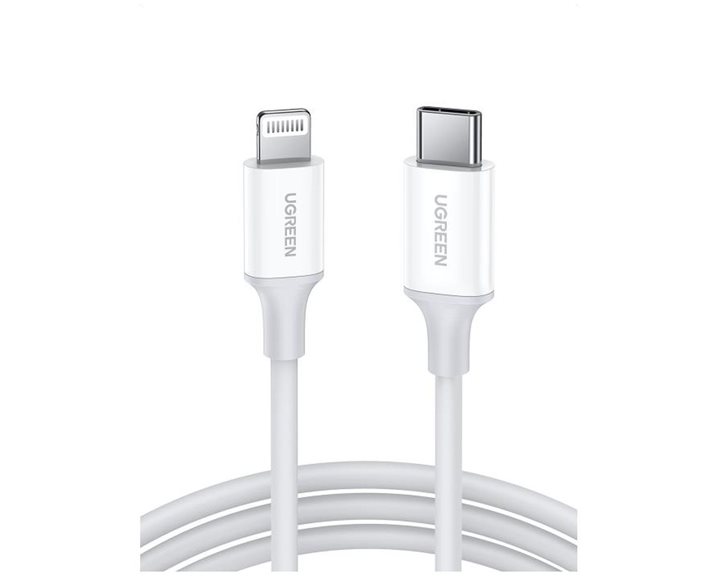 Charging Cable MFI UGREEN US171 18W PD TYPE-C/i6 White 1m 10493 3A