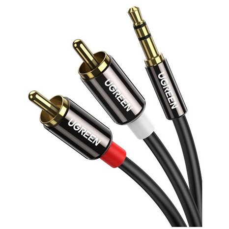 Cable Audio 3.5mm M/2xRCA M 1,5m UGREEN AV116 10583