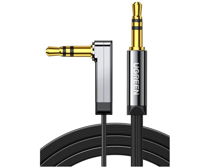 Cable Audio 3.5mm M/M Angled Flat 1m UGREEN AV119 10597