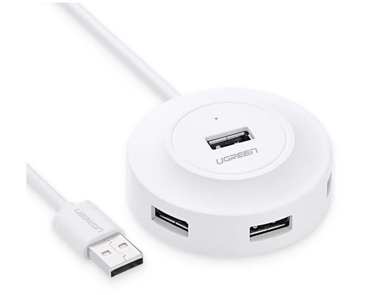 Hub USB 2.0 UGREEN CR106 White 20270