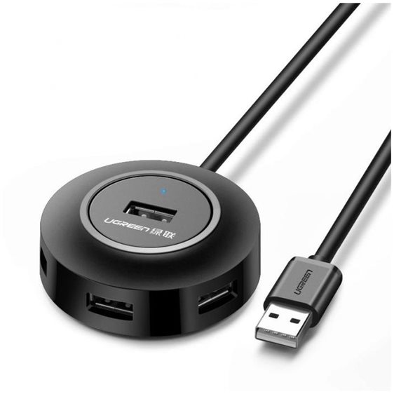 Hub USB 2.0 UGREEN CR106 Black 20277