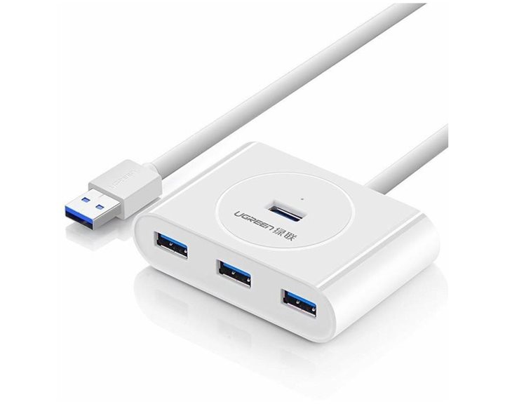 Hub USB 3.0 UGREEN CR113 White 20283
