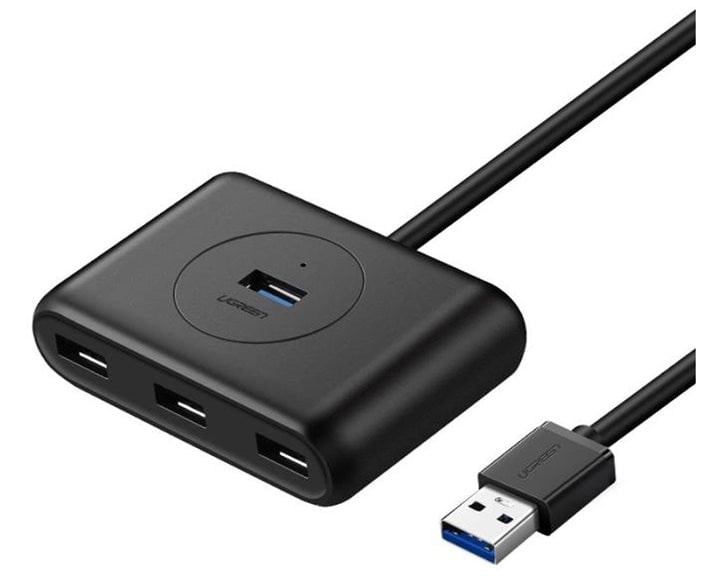 Hub USB 3.0 UGREEN CR113 Black 20291