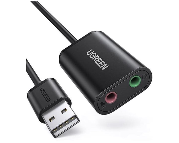 Soundcard USB 2.0 UGREEN US205 Black 30724