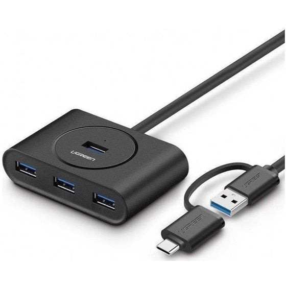Hub Type-C/USB 3.0 UGREEN CR113 Black 40850