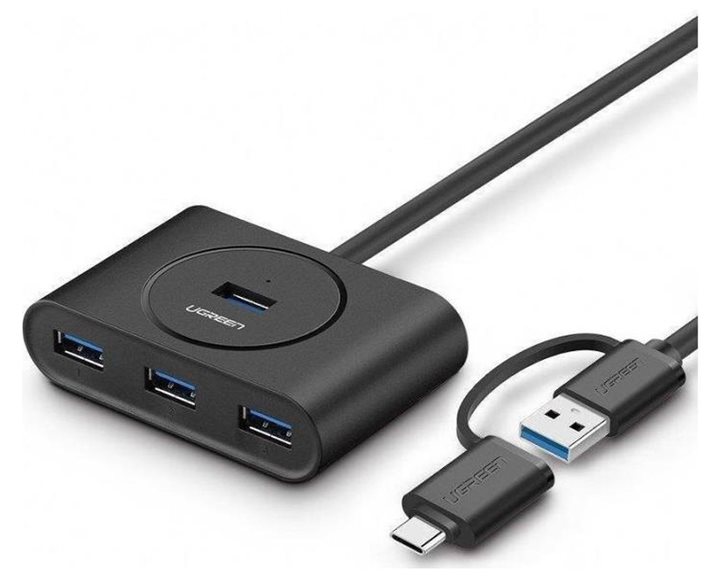 Hub Type-C/USB 3.0 UGREEN CR113 Black 40850