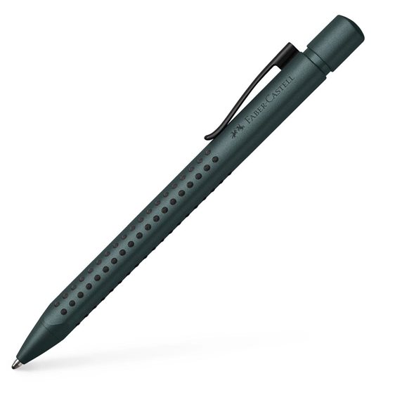Στυλό Faber-Castell Ballpoint 0.7mm με Μπλε Μελάνι Grip 2011 144146 Green Mistletoe