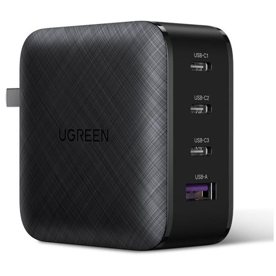 Charger GaN UGREEN CD224 65W PDx3+QC3.0 Black 70774