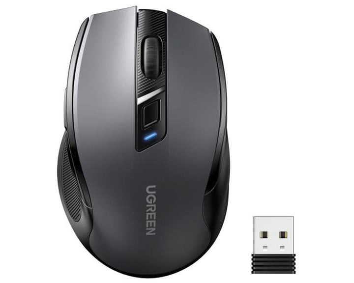 Mouse Wireless 2.4 GHz & Bluetooth UGREEN MU006 Black 90855