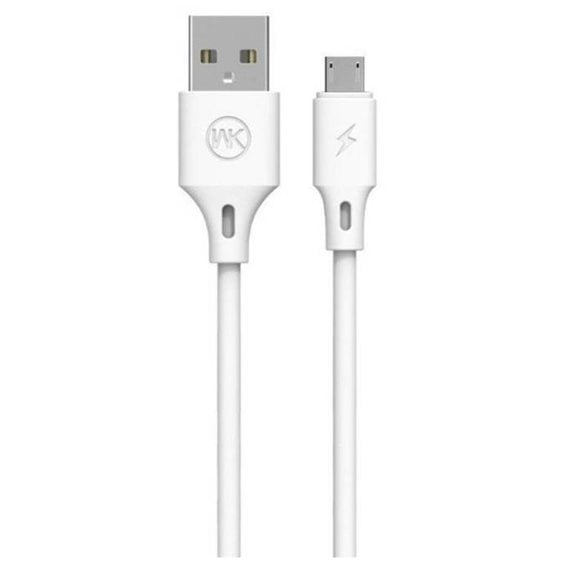Charging Cable WK Micro White 2m Full Speed Pro WDC-092 2.4A