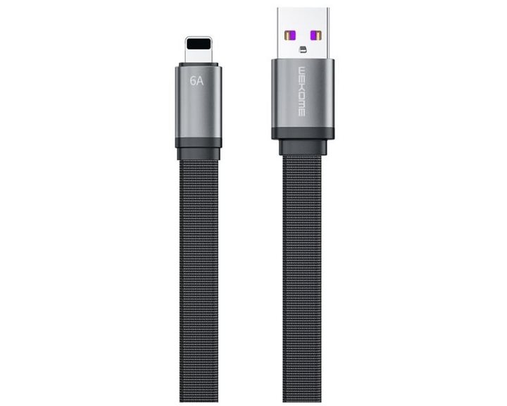 Charging Cable WK i6 Black 1,5m WDC-156 6A