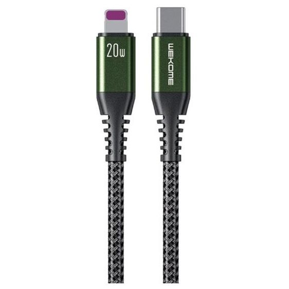 Charging Cable WK 20W PD TYPE-C/i6 Raython Black 1m WDC-171 6A
