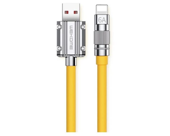 Charging Cable WK i6 Yellow 1m WDC-186 6A