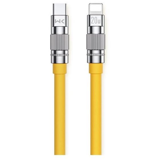 Charging Cable WK 20W PD TYPE-C/i6 Wingle Yellow 1.2m WDC-187 6A