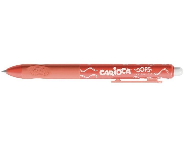 Στυλό  Carioca Erasable Oops Click Κόκκινο
