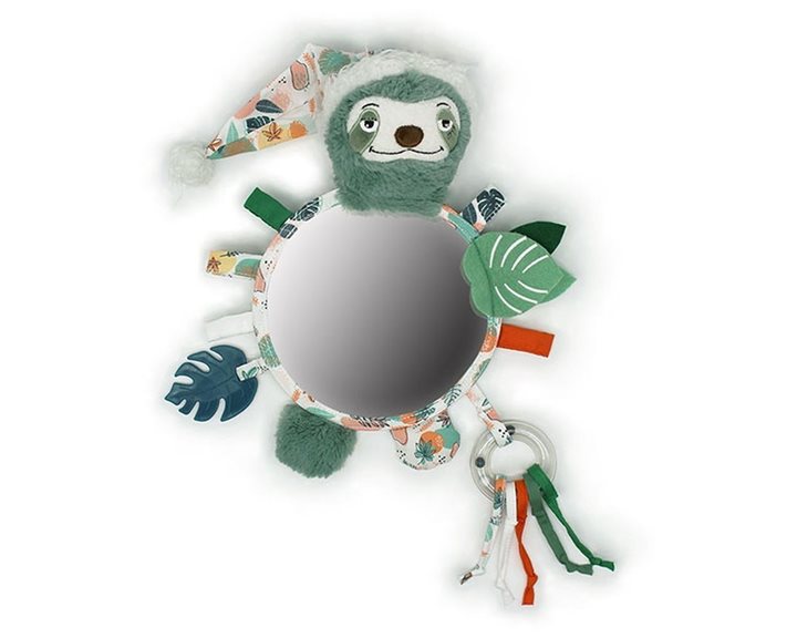 Les Deglingos Κρεμαστό Παιχνίδι Κούνιας και Καροτσιού με Μασητικό και Καθρέφτη Chillos The Sloth για Νεογέννητα