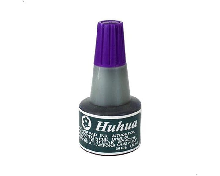 Μελάνι Σφραγίδας Huhua 30ml Λιλά