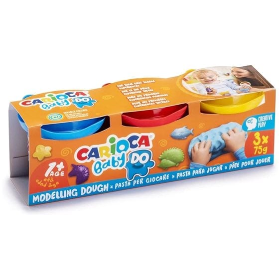 Πλαστοζυμαράκια Carioca Baby Do 1+  Σετ 3τμχ 75g 43179