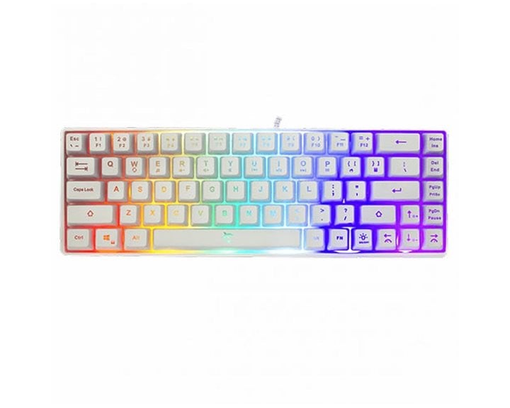 WHITE SHARK RGB GAMING MEMBRANE KEYBOARD RONIN WHITE