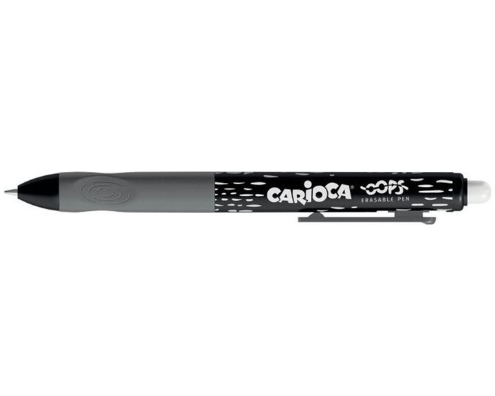 Στυλό  Carioca Erasable Oops Click Μαύρο
