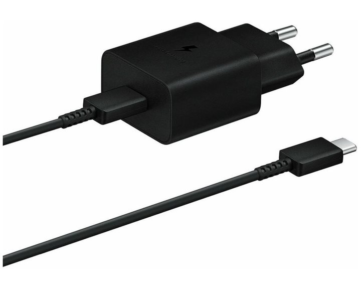 SAMSUNG USB CHARGER AND CABLE 15W BLACK