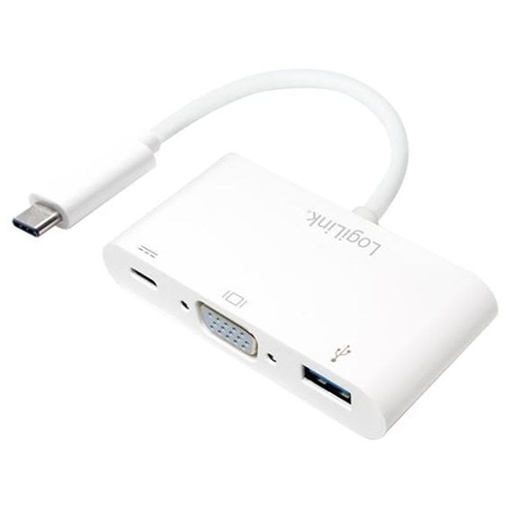 Type-C 3.2 to VGA/Type-C/USB Logilink UA0260
