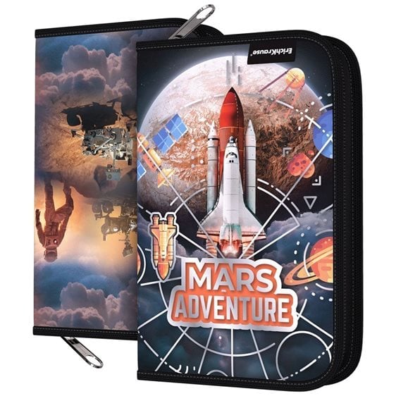 Κασετίνα με Φερμουάρ ErichKrause 135χ205χ30mm Mars Adventure 57552
