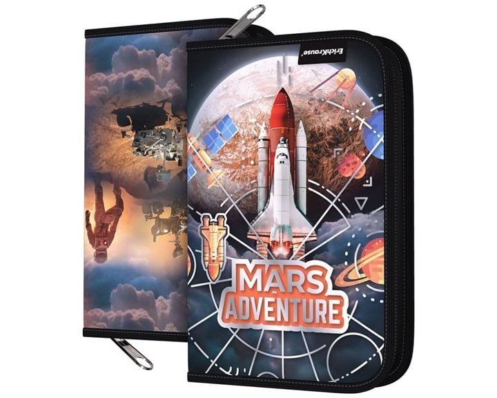 Κασετίνα με Φερμουάρ ErichKrause 135χ205χ30mm Mars Adventure 57552