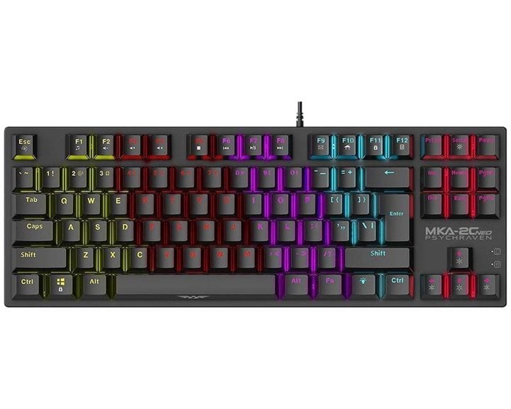 ARMAGGEDDON MECHANICAL KEYBOARD MKA-2C NEO BLACK LINEAR RED SWITCH