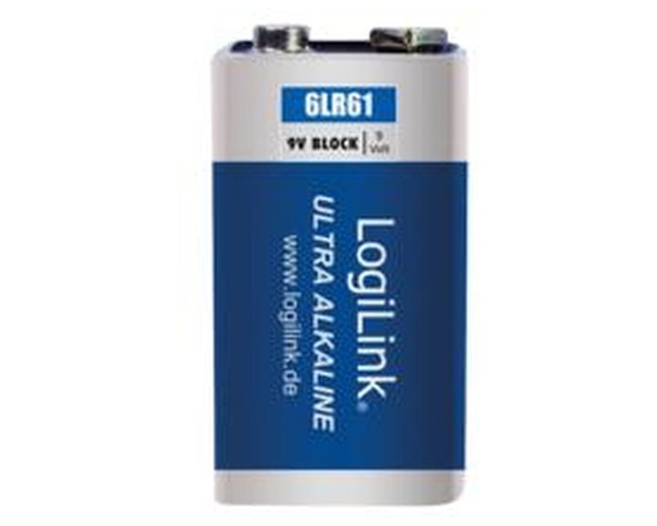 Battery 9V Alkaline Logilink 6LR61