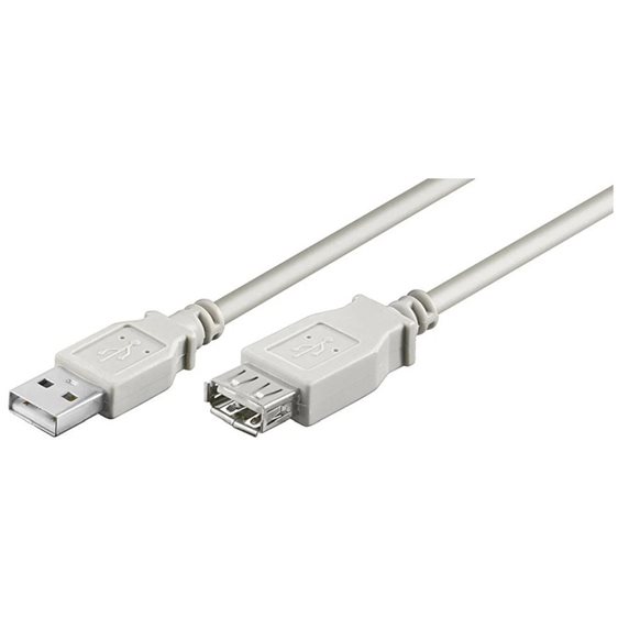 Cable USB M/F Bulk 2m Logilink CU0010