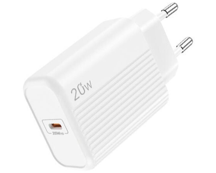 LAMTECH FAST CHARGER TYPE-C PD20W WHITE