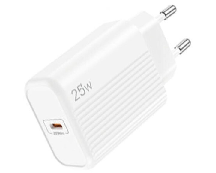 LAMTECH FAST CHARGER TYPE-C PD25W WHITE
